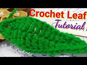 How to Crochet Leaf Step by Step Explanation for Beginners