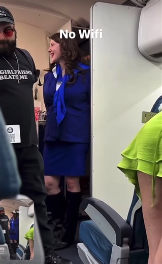 Never trust a random QR code in first class 💀📱 Hashtags: #TravelPrank #ComedyTok #Unexpected #ForYou #LOL