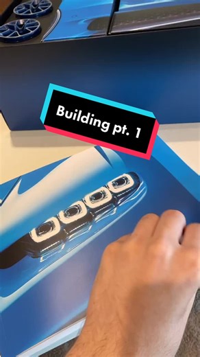 Building the Bugatti pt. 1! #fyp #foryoupage #lego #legos