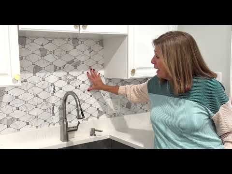 Beautiful easy to install backsplash!