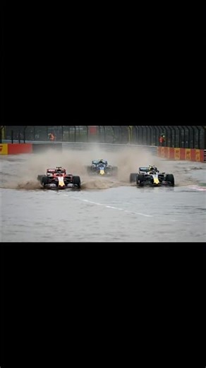 Formula 1 in floods, cars driving in deep water #automobile #rocketleague #gaming