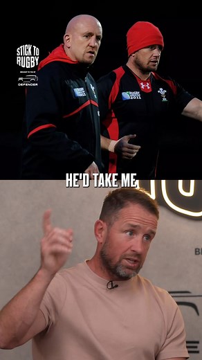 543K views · 5.9K reactions | “He’d roll these tractor tyres at me!”  Shaun Edwards found a very creative way to toughen up Shane Williams’ defence! | Stick to Rugby | Facebook
