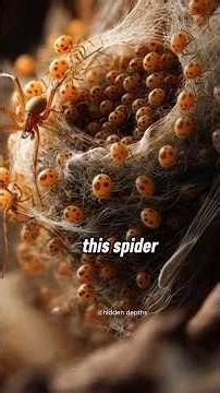 This Spider Lets Its Babies Eat It Alive | Shocking Nature Fact #wildlife #animals #naturefacts