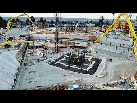 Pumping 2000+ cubic yards of concrete for a 50 story high-rise: