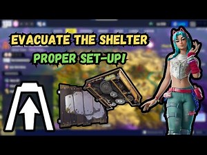 PL 140 EVACUATE THE SHELTER Efficient Build! How To PROPERLY Set Up Defending! - Fortnite STW