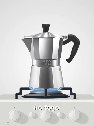 Como a Água Vira Café na Cafeteira Italiana