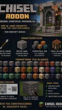 Chisel Addon for Minecraft Bedrock