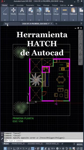 Opciones de uso para la herramienta HATCH de Autocad 🙌 Síguenos y comparte ! 😁😁 #architecture #arquitectura #archstudent #arquitiktok #arquilife #arquilovers #fyp