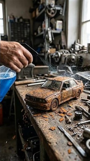 Restoring a Rusted BMW Toy Car 💎