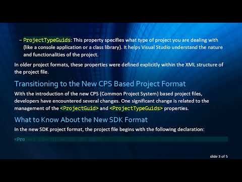 Do I Need ProjectGuid and ProjectTypeGuids in New 2017 CPS Based Project Files?
