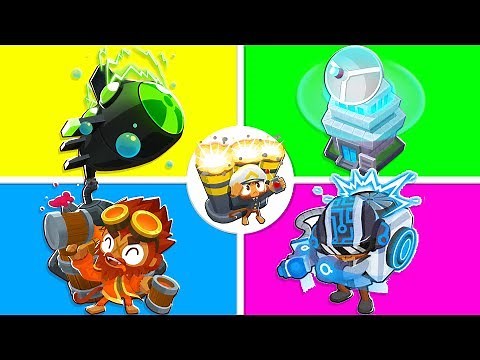 Bloons TD 6 - The FASTEST God Boosted Mortar Monkey Challenge | JeromeASF