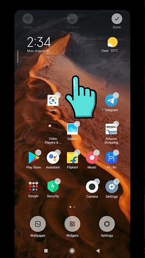 change home screen layout in redmi note 10