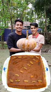 মজাদার মিষ্টি কুমড়ার হালুয়া! #reels #fyp #cooking #villagelife | Robin The Storyteller