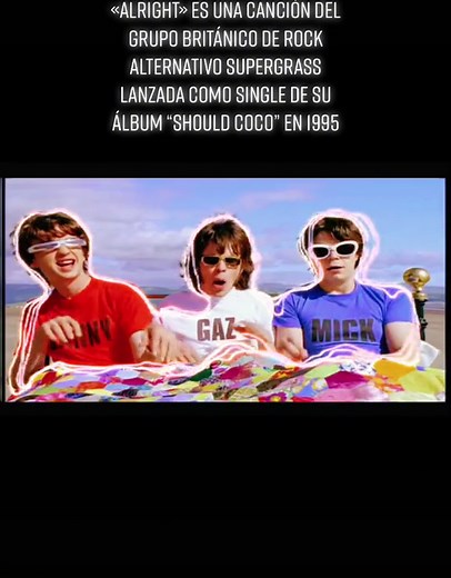 Allright - Supergrass, 1995 #90s #90smusic #90saesthetic #millennial #40something #britrock #90salternative