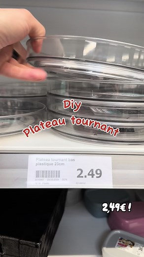 DIY Plateau Tournant: Idée de Décoration Économique