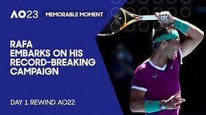 Rafa Embarks on his Record-Breaking Campaign - Day 1 Rewind AO22 | Australian Open 2023 - The Global Herald