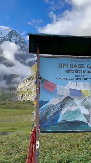 1.1K views · 12K reactions | Mt.Api(7,132m) view from Api Base Camp (4,000m) #apibasecamptrek #darchula #trek8586 #nepal #trekking | Manoj Basnet | Facebook