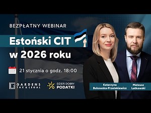 Estoński CIT w 2026 roku