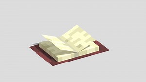 Open Minecraft Book - Download Free 3D model by Perryrat