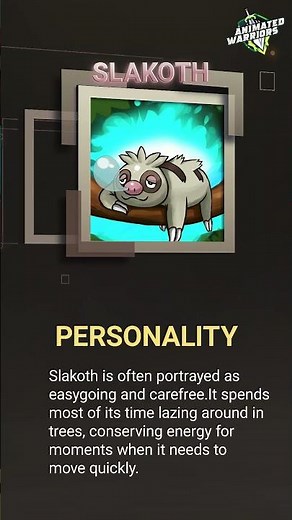 Slakoth: The Lazy Pokémon Hiding UNREAL Power! 😴💪 | Animated Warriors EN