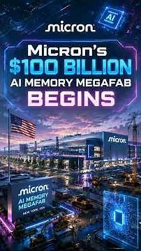 Micron Starts Building America’s Biggest Memory Fab