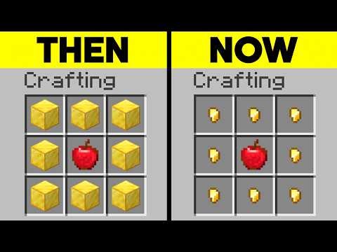Everything Mojang Added To Crafting (And Removed...)