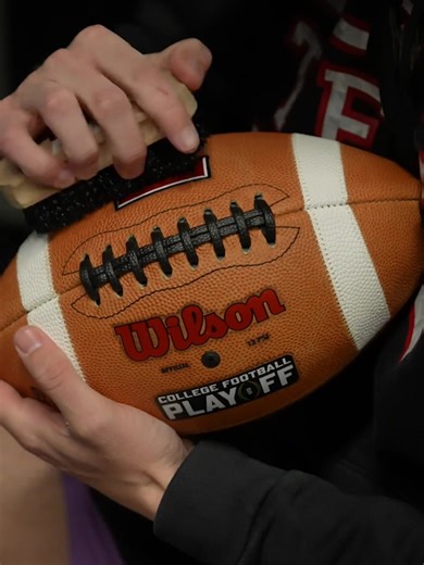 From Ada to Lubbock, to Miami. The Texas Tech CFP GST Wilson Football, is ready to take the field for the Red Raiders’ CFP matchup. Here we go! - - #WilsonFootball #WreckEm #CollegeFootball #CFP #TexasTech