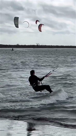 Unwinding In The Wind #shorts #kitefoil #kitesurfing