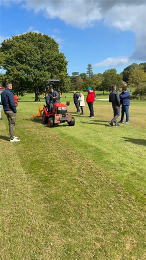 178K views · 525 reactions | The spring tine grooming rakes are perfect for standing up lateral growth and removing thatch #sisis | SISIS Machinery | Facebook