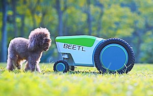 A Roomba-like robot Beetl is designed to pick up dog poop autonomously