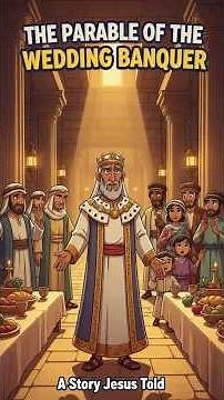 The Parable of the Wedding Banquet | Bible Story for Kids #animatedbiblestory #biblestory #angel