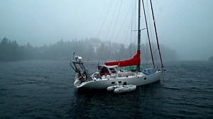 Driving a 15-ton sailboat onto shore - What could possibly go wrong?
