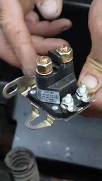 A 4 post solenoid is just a heavy duty switch #solenoid #solenoids #smallenginerepair #tarylfixesall