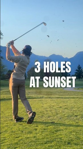 Golden Hour Golf Hits Different