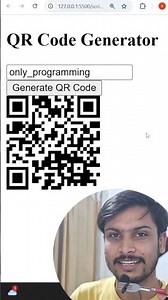 QR code Generator website using JavaScript #coding