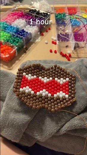 Make a Kandi mask with me!!! #Kandi #kandi #kandikid #therian #diy