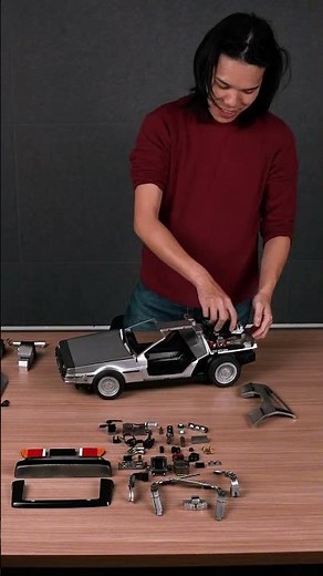 Believe it or not, this DeLorean time machine was 3D printed 🤯⚡​