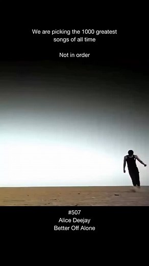 Good Music on Instagram: "“Better Off Alone” by Alice Deejay, released in 1999, is a trance anthem that captures the sound of late-90s dance floors. With its pulsing beat and simple, haunting vocal line, it doesn’t overcomplicate—it hypnotizes. Euphoric, lonely, and unforgettable. What makes it special is the paradox: it’s both uplifting and melancholic. The lyrics are sparse—almost a question left hanging—but that’s the point. The music fills the silence, turning isolation into something you ca