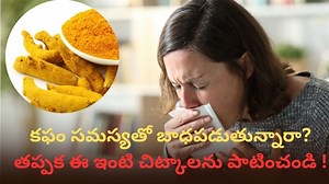 Phlegm Causes: కఫం సమస్యతో బాధపడుతున్నారా? తప్పక ఈ ఇంటి చిట్కాలను పాటించండి !