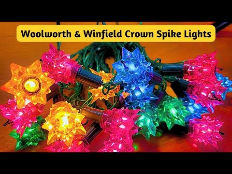 Vintage Woolworth Winfield Crown Spike Christmas Light Repairs