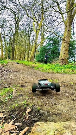 Glad I had the Go Pro on- front flip with Arrma RC Talion EXB #rc #rccar #arrma