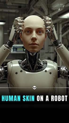 Alien | Tech Gadgets on Instagram: "Putting a human mask on a humanoid robot 👉 Follow @AlienTechnology Behind the scenes in advanced robotics labs, engineers are pushing humanoid robots beyond intelligence — focusing on appearance. One of the most uncanny stages is when a lifelike silicone mask is slowly fitted over a mechanical skull, transforming metal into something disturbingly human. These masks are engineered to replicate real skin texture, subtle facial expressions, and muscle movement w