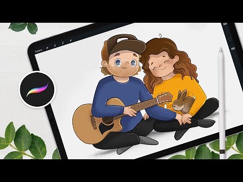 How To Draw A Couple • The Illustration Process, From Sketching To Shading