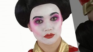 Banana Costumes Womens Geisha Wig Black