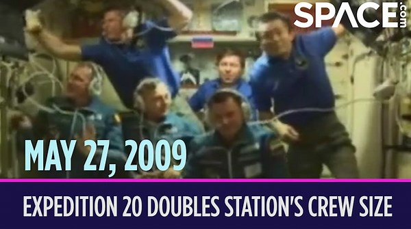 OTD In Space - May 27: Expedition 20 Doubles Space Station's Crew Size