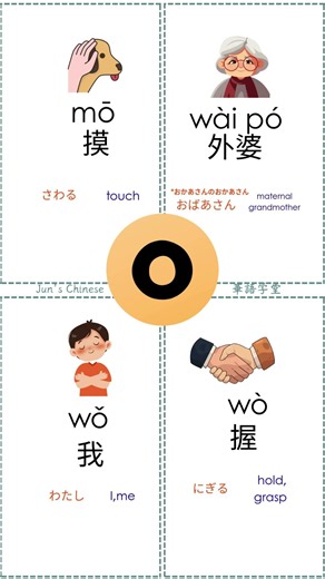 1分ピンイン：o (1/2)｜1-Minute Pinyin: o (1/2)【CN/EN/JP】 #Shorts