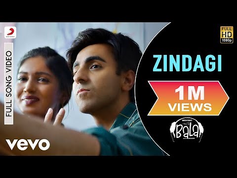 Zindagi Full Video - Bala | Aayushmann, Bhumi, Yami | Papon | Sachin-Jigar | Amar Kaushik