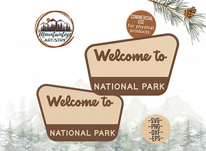Welcome to National Park Sign Customizable Woodland Nursery Decor National Park Sign Editable Forest Wall Art Nature Birthday Party Camping - Etsy
