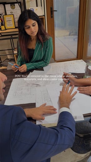 Chhaya Sharma Design Artec on Instagram: "Precision, proportion, and clarity – every design decision is reviewed with intent. At Design Artec, our process is defined by technical rigor, material understanding, and a commitment to creating spaces that feel naturally elevated. A closer look into our design review, where details take form and refinement leads the way. 📞 Call us at +91 9560450445 🌐 Explore more at https://www.designerhomez.in/ [ luxury interior design, architectural detailing, Gur