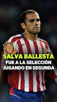 🇪🇸 Salva Ballesta, the last footballer called up to the Spanish national team while playing in th...